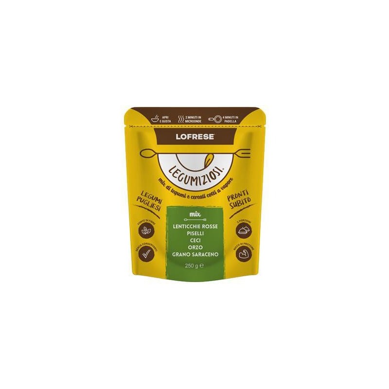 LOFRESE LEGUMIZIOSI MIX VERDELENTICCHIE ROSSE,PISELLI,CECI,