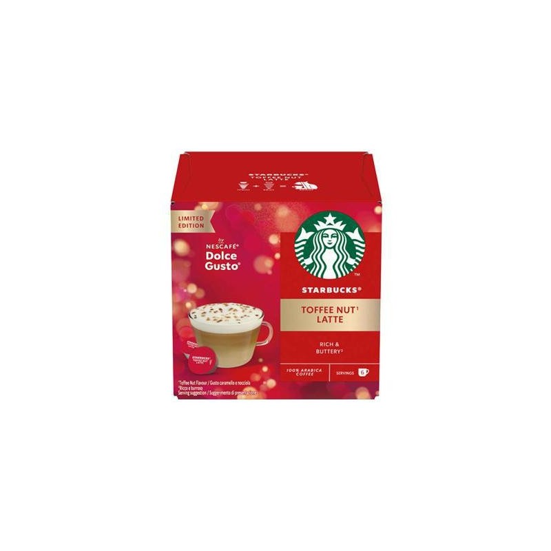 NESCAFE' DOLCEGUSTO 6CAPS STARBUCKS TOFFEE NUT LATTE