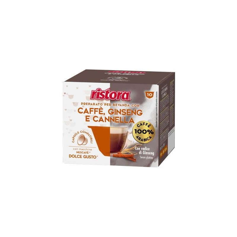 RISTORA DOLCEG. CAFFE'/GINSENG/CANNELLA X10 CAPSULE