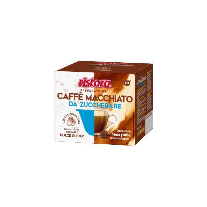 RISTORA DOLCEG. CAFFE'MACCHIATO DA ZUCCHER.X10 CAPS