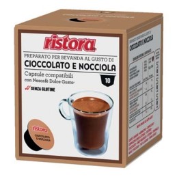 RISTORA DOLCEG. CIOCCOLATO X10 CAPSULENOCCIOLA