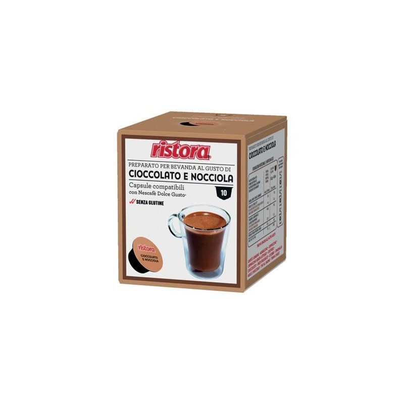 RISTORA DOLCEG. CIOCCOLATO X10 CAPSULENOCCIOLA