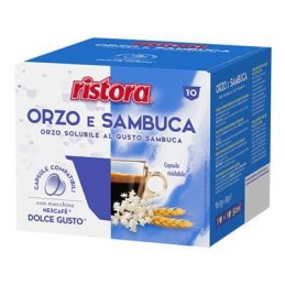 RISTORA DOLCEG. ORZO SAMBUCA X10 CAPSULE