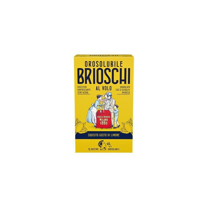 BRIOSCHI BUSTINE OROSOLUBILI LIMONE 15 PZ