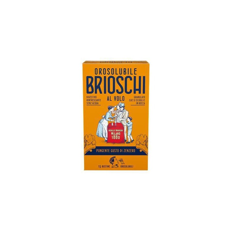BRIOSCHI BUSTINE OROSOLUBILI ZENZERO 15 PZ