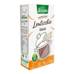 SCHIOPPI LENTICCHIE ROSSE 400 GR