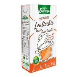 SCHIOPPI LENTICCHIE ROSSE DECORTICATE 400 GR