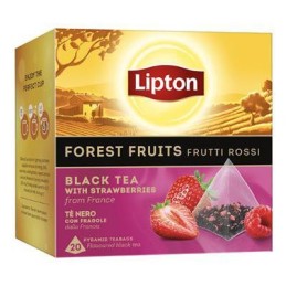 LIPTON BLACK TEA FRUTTI ROSSIX 20 FILTRI