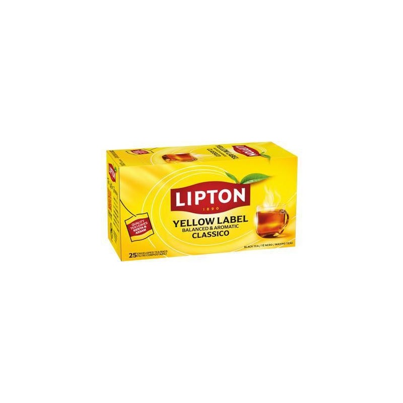 LIPTON TEA YELLOW X 25 FILTRI