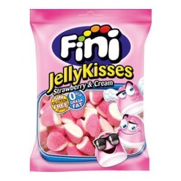 FINI CARAMELLE 90 GR KISS FRAGOLA ZUCCH. "JELLY KISSES"