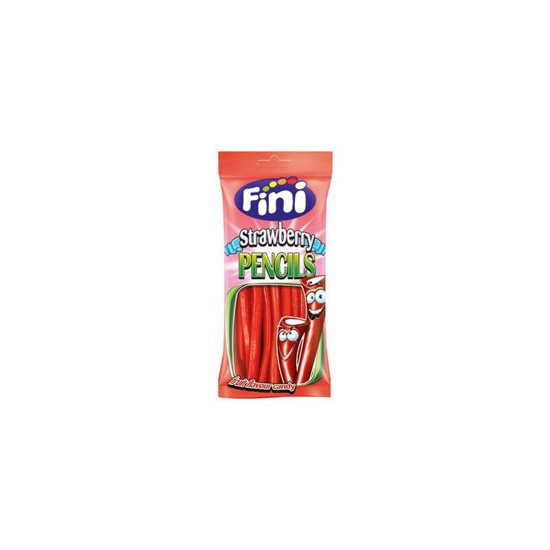 FINI CARAMELLE SOUR PENCIL FRAGOLA GR.90