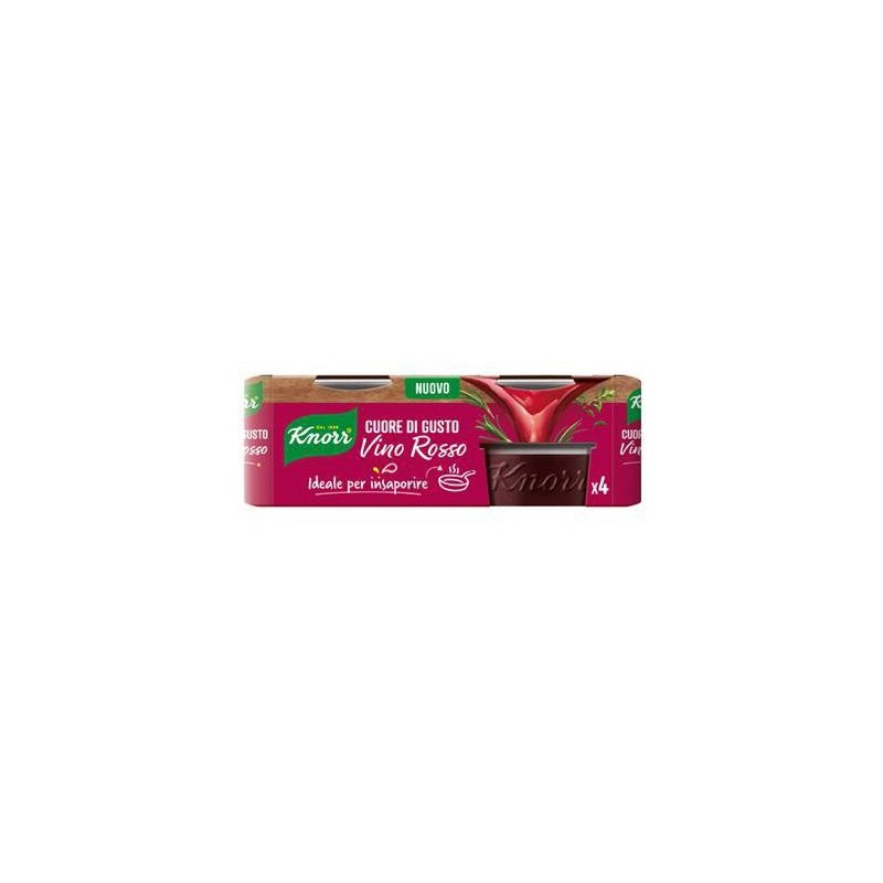 KNORR CUORE GUSTO VINO ROSSO GR.26X4