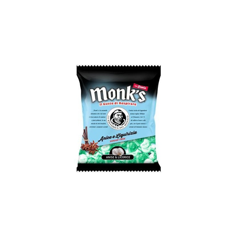 MONK'S ANICE E LIQUIRIZIA SUGAR FREE GR.50