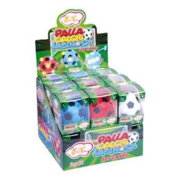 PALLA DI CALCIO LUMINOSA CON CARAMELLE