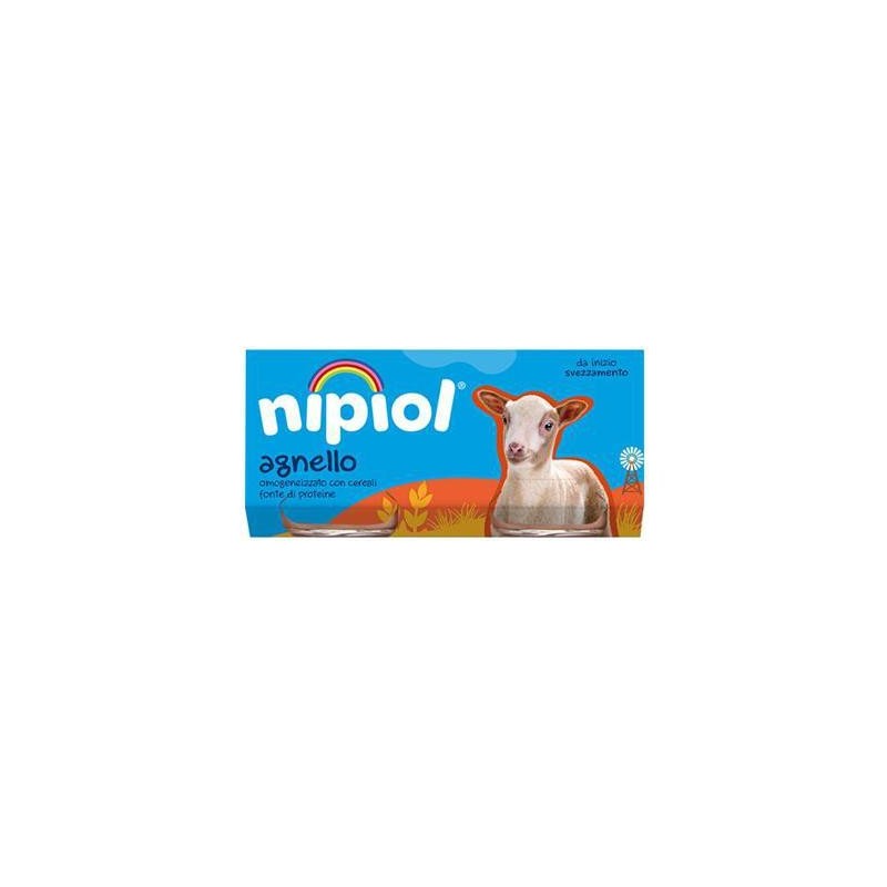 NIPIOL OMO CARNE 2 X 80GR AGNELLO