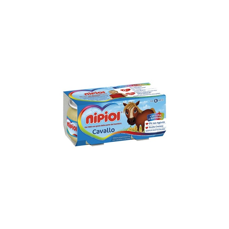 NIPIOL OMO CARNE 2 X 80GR CAVALLO