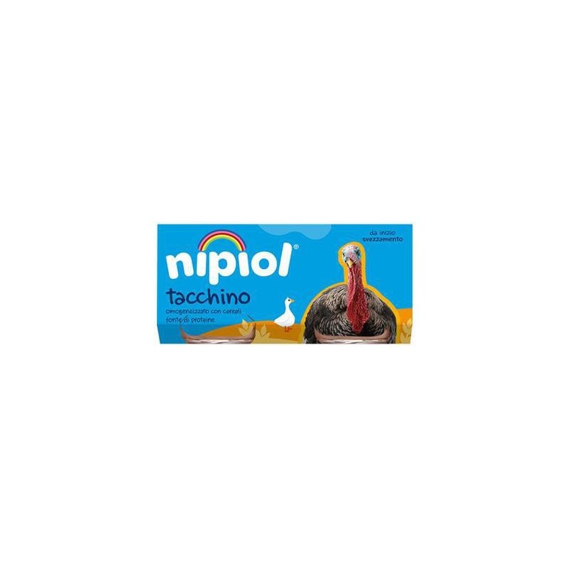 NIPIOL OMO CARNE 2 X 80GR TACCHINO