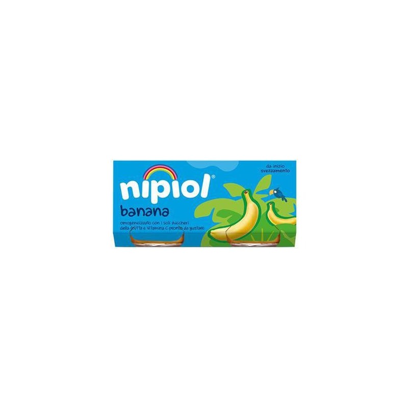 NIPIOL OMO FRUTTA 2 X 80GR BANANA