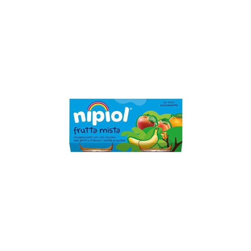 NIPIOL OMO FRUTTA 2 X 80GR FRUTTA MISTA