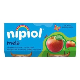 NIPIOL OMO FRUTTA 2 X 80GR MELA