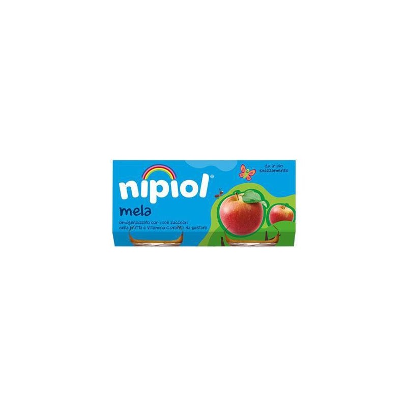 NIPIOL OMO FRUTTA 2 X 80GR MELA