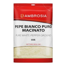 AMBROSIA BUSTA 60 GR PEPE BIANCO MACINATO