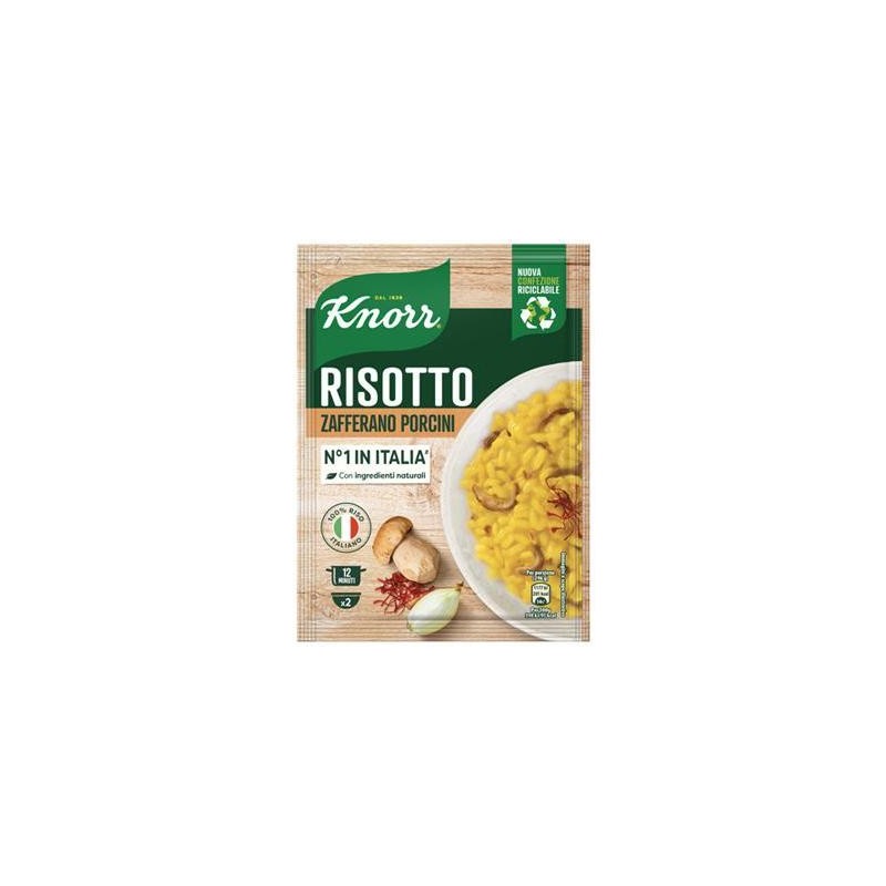 KNORR RISOTTO ZAFFERANO/FUNGHIPORCINI GR.175