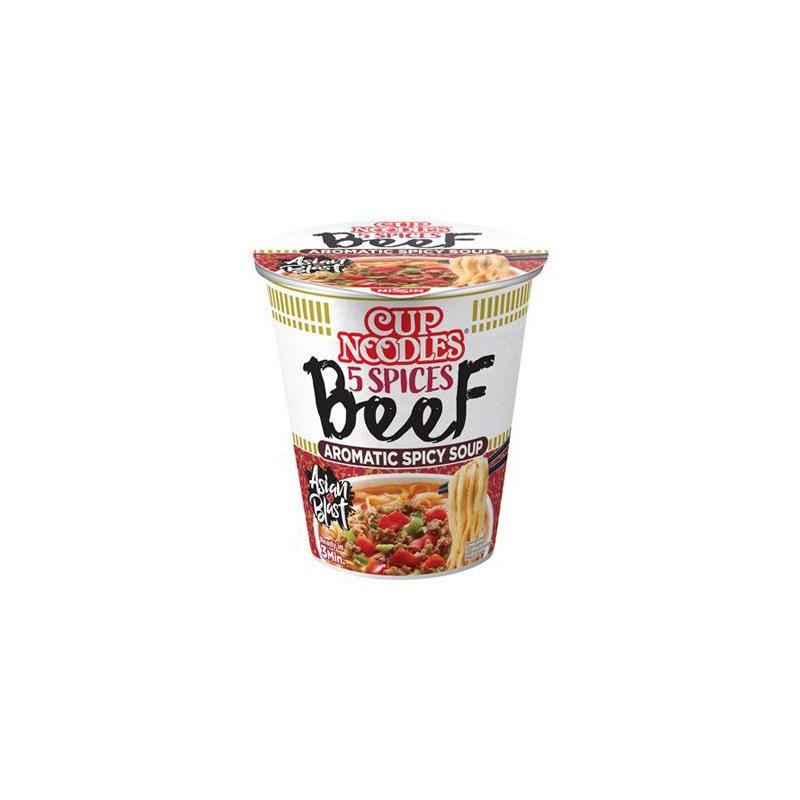 NISSIN CUP NOODLES MANZO 5 SPEZIE GR64