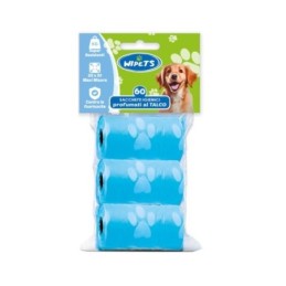 IDROFIL SACCHETTI IGIENICI TALCO WIPETS 3 ROTOLI 60 STRAPPI  IMBALLI INTERI X 96
