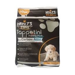 IDROFIL TAPPETINI WIPETS EASY CARBONI ATTIVI 60*60 10PZ IMBALLI INTERI X 10