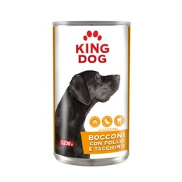 KING DOG BOCCONI 1230GR POLLO TACCHINO