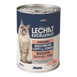 LECHAT EXCELLENCE BOCCONCINI BIGUSTO SALMONE/POLLO GR.400