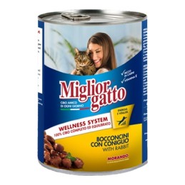 MIGLIOR GATTO BOCCONCINI 405GR CONIGLIO