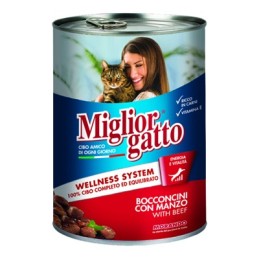 MIGLIOR GATTO BOCCONCINI 405GR MANZO