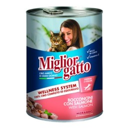 MIGLIOR GATTO BOCCONCINI 405GR SALMONE