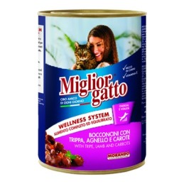 MIGLIOR GATTO BOCCONCINI TRIPPA/AGNELLO/CAR GR.405