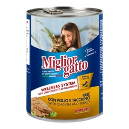 MIGLIOR GATTO PATE' 400GR POLLO TACCHINO