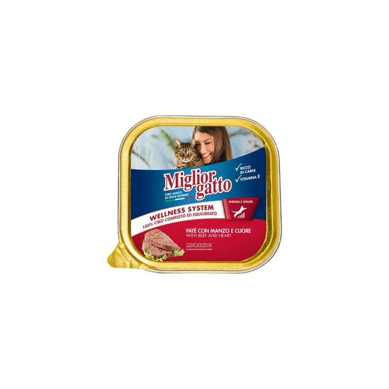 MIGLIOR GATTO VASC. 100GR MANZO CUORE