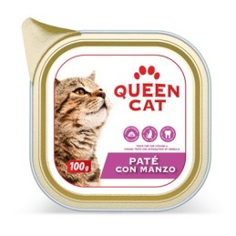 QUEEN CAT 100 GR PATE' MANZO