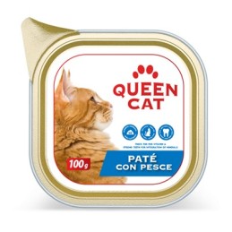 QUEEN CAT 100 GR PATE' PESCE