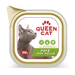 QUEEN CAT 100 GR PATE' POLLO