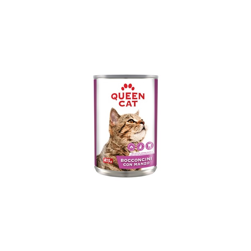 QUEEN CAT BOCCONI 415GR MANZO