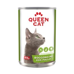 QUEEN CAT BOCCONI 415GR POLLO