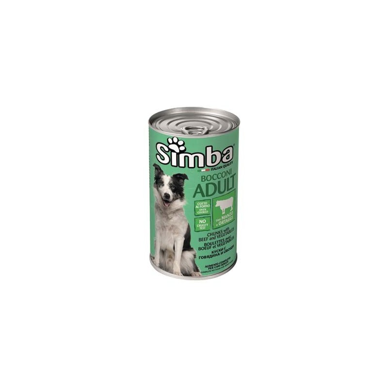 SIMBA 1.23KG CANE BOCCONI MANZO E VERDURE