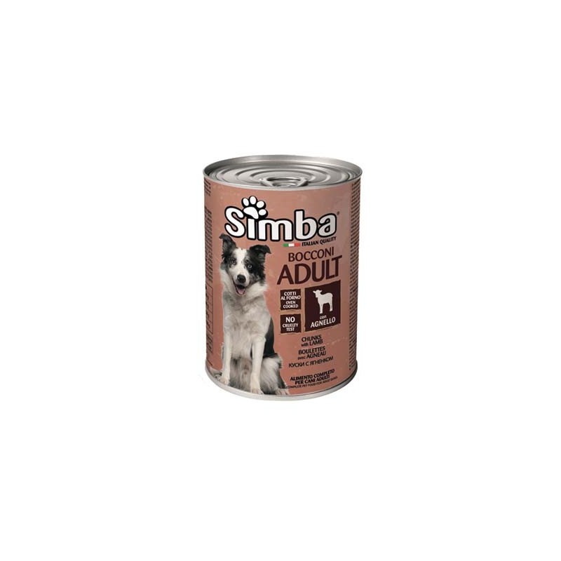 SIMBA CANE BOCCONI 415 GR AGNELLO