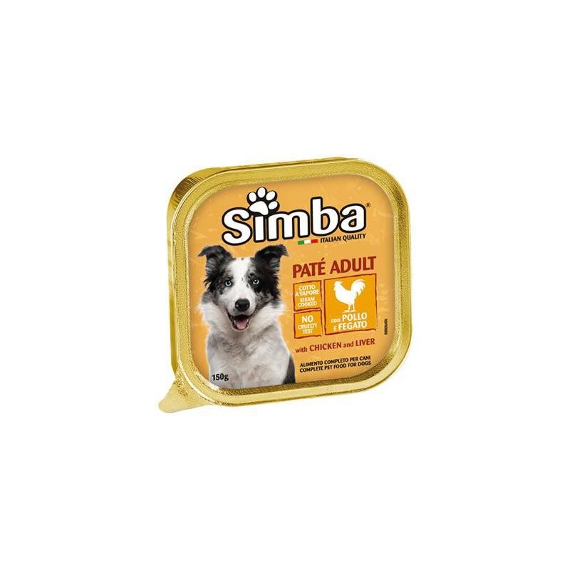 SIMBA CANE VASCHETTA POLLO/FEGATO GR.150