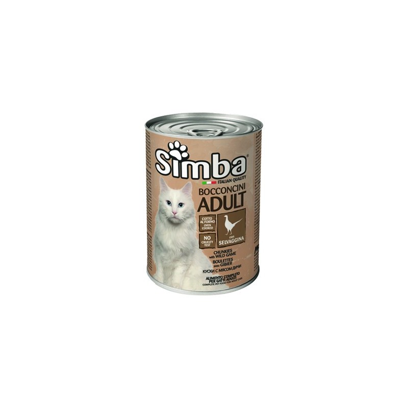 SIMBA GATTO 415 GR SELVAGGINA