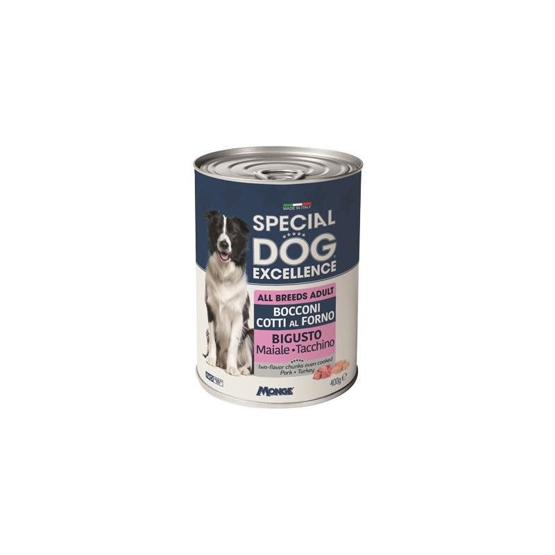 SPECIALDOG EXCELLENCE BOCCONIBIGUSTO MAIALE/TACCHINO GR.400
