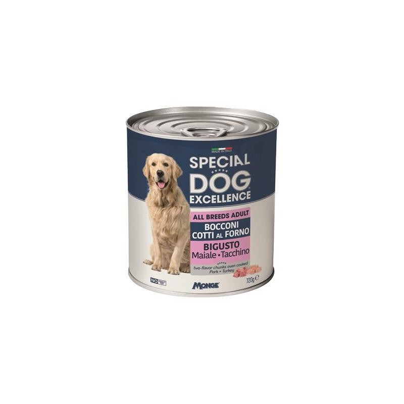 SPECIALDOG EXCELLENCE BOCCONIBIGUSTO MAIALE/TACCHINO GR.720