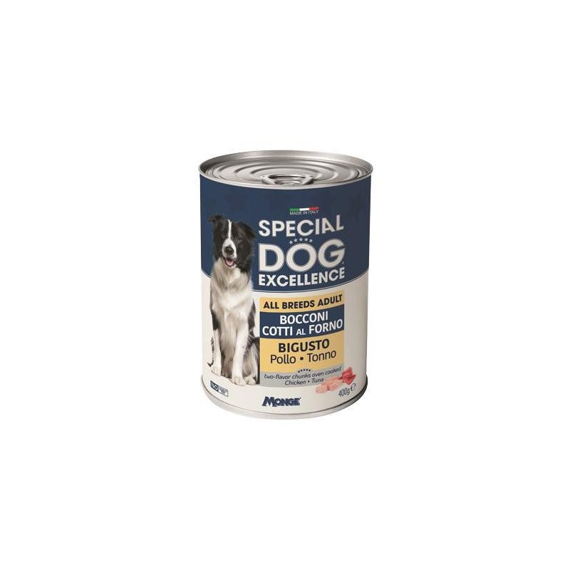 SPECIALDOG EXCELLENCE BOCCONIBIGUSTO POLLO/TONNO GR.400